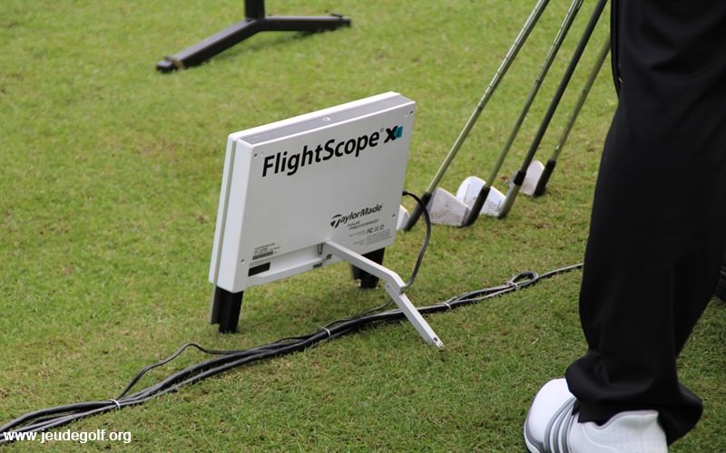 Vue du stand Flightscope au PGA Merchandise Show d'Orlando