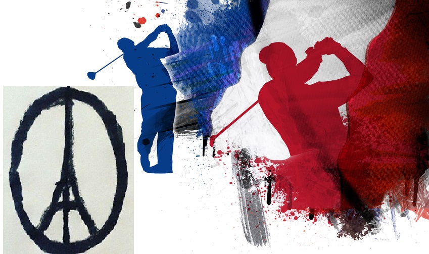 La France du golf solidaire des attentats de Paris 2015