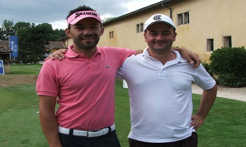 Jean-Nicolas Billot en compagnie de Clément Morelle (US Golf Lyon)