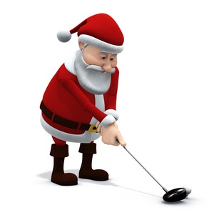 La surprise golf du Père Noel !