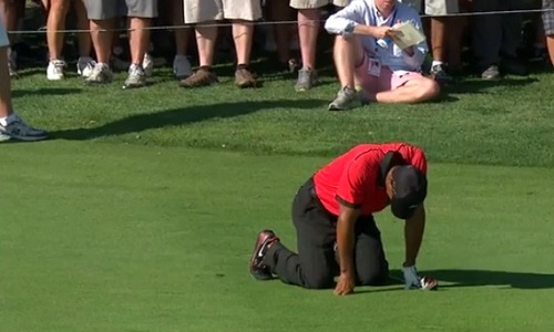 Tiger Woods à terre au Barclays Championship 2013