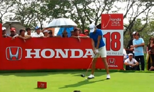 Yani Tseng au drive sur le HONDA Classic 2012 en Thailande