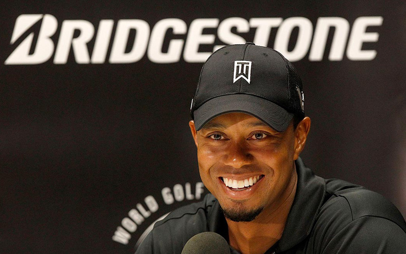 Tiger Woods, crédit photo : Bridgestone golf
