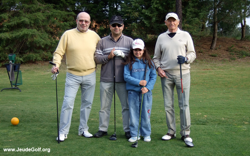 4 générations de golfeurs