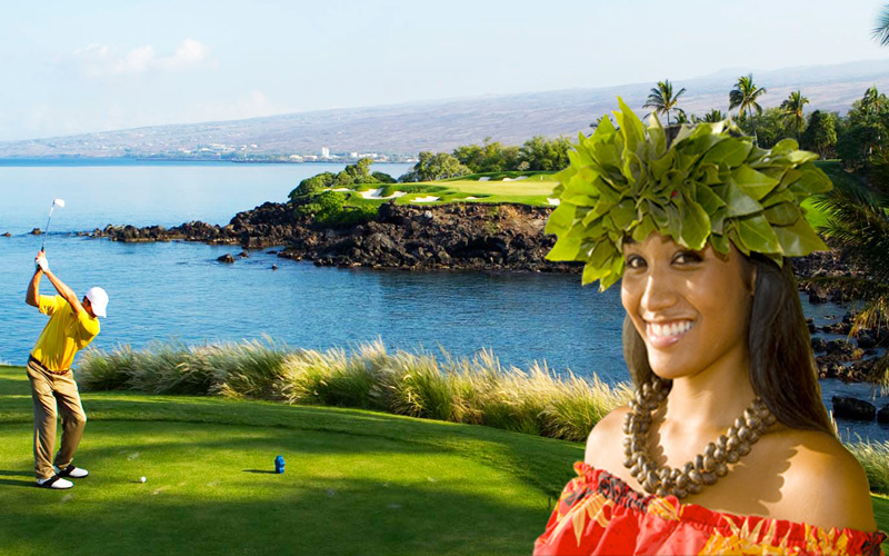 Image JeudeGolf.org, avec Fotolia et Mauna Kea Golf Course