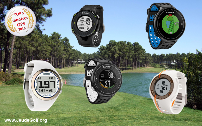 Top 5 2016 des montres GPS de golf