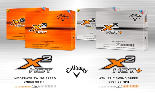 Nouvelles balles de golf Callaway X2 Hot