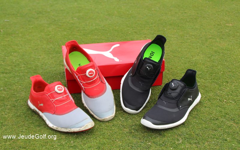 Puma invente les « chaussons » de golf waterproof avec l’Ignite Spikeless Sport Disc
