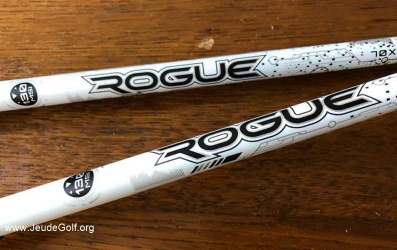 Test des manches Aldila Rogue White 130 M.S.I. 70 stiff versus