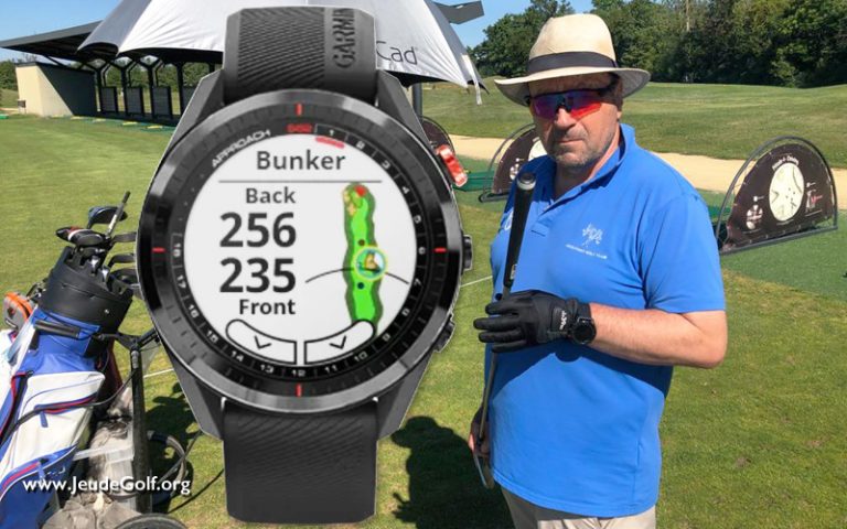 Test de la montre de golf Garmin Approach S62 par un lecteur