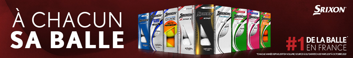 balles de golf proposées par Srixon