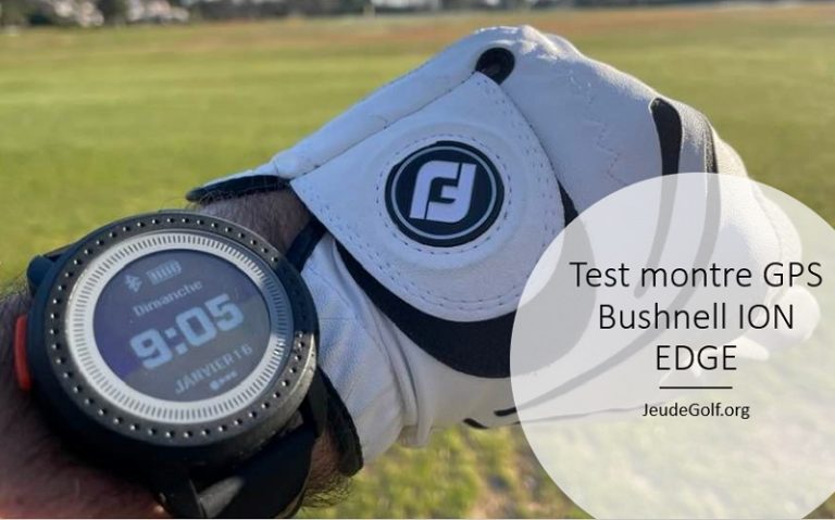 Test montre GPS Bushnell ION EDGE