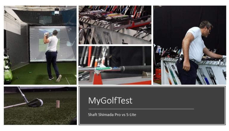 MyGolfTest : Shafts Shimada Pro vs S-Lite