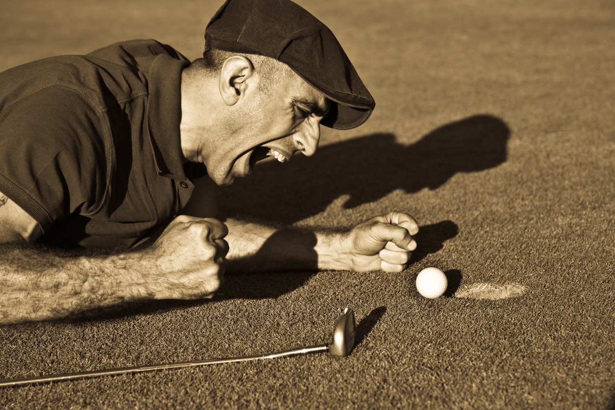 Quel est le problème numéro un des amateurs de golf sur le parcours ?