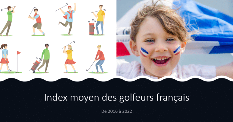 L’index moyen des golfeurs français en recul entre 2016 et 2022