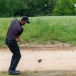 Coup depuis une zone boueuse au Byron Nelson