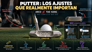 Longitud, lie, loft, toe hang y MOI del putter: los ajustes que realmente importan