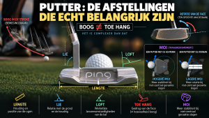 Putterlengte, lie, loft, toe hang en MOI: welke afstellingen zijn echt belangrijk?