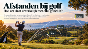 Afstanden bij golf: hoe ver slaat u werkelijk met elke golfclub?