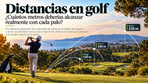 Distancias en golf: ¿cuántos metros deberías alcanzar realmente con cada palo?