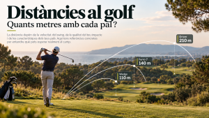 Distàncies al golf: quants metres fas realment amb cada pal?