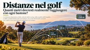 Distanze nel golf: quanti metri dovresti percorrere realmente con ogni bastone?