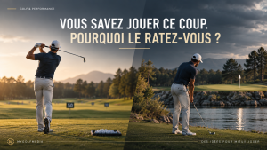Pourquoi ratez-vous sur le parcours des coups que vous savez jouer ?