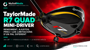 TaylorMade R7 Quad Mini Driver: què diuen les dades sobre distància, tolerància, ajustos i preu